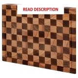 Acacia Wood Cutting Board, 20x15x1.5 Inch