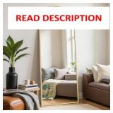 Floor Mirror Arched 56'X20' Full Length - Gold