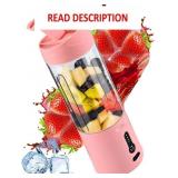 Portable Blender, 18oz One-handed Cup, Pink