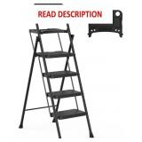 HBTower Step Ladder, Folding Step Stool, Anti-Slip