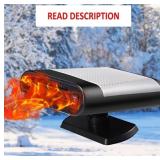 Car Heater, 12v Plug-In, Portable, 360 Adjust