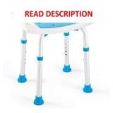 Bariatric Shower Chair 500lbs, Padded Shower Stool
