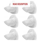 6 Pack VF110 Vacuum Filter-Compatible for Black