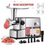 Meat Grinder Electric 3200w Heavy Duty & Kubbe Kit