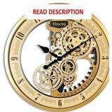 18' Industrial Non-Ticking Vintage Wall Clock