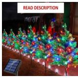 Upgraded Solar Christmas Stake Lights, 6-Pack