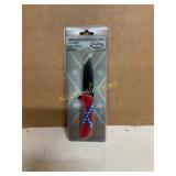 Spring Assisted Folding Knife with Confederate Fla