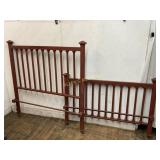 Metal Bed Frame with Spindle Design