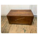 Wood Blanket Chest with Brass Handle