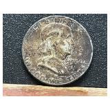 1954 Franklin Silver Half Dollar