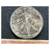 1943 Walking Liberty Silver Half Dollar