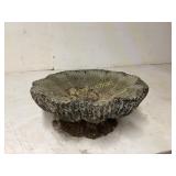 Cast Stone Shell-Form Garden Planter