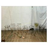 13 Pieces of Metal and Ceramic Yard Art