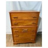 Wooden Dresser with Five Drawers
