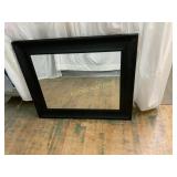 Rectangular Black Framed Wall Mirror