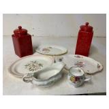Porcelain Tableware and Ceramic Canisters