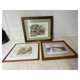 Three Framed Art Prints