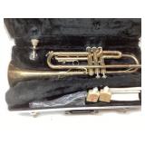 Bundy Trumpet with Case and Accessories
