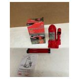2-Ton Hydraulic Bottle Jack with Manual
