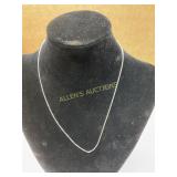 Sterling Silver Box Chain Necklace