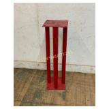 Red Metal Industrial Mounting Stand