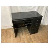 Wooden Desk With Three Drawers