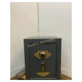 Gray Metal Safe with Combination Lock