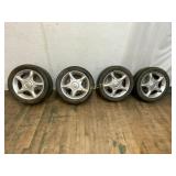 Four Alloy Wheels with Yokohama Tires