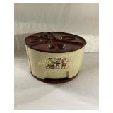 Retro Rotating Plastic Canister Set