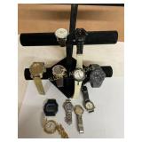 Watches on Display Stand