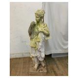 Outdoor Statue of Woman in Classical Dress