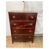 Five-Drawer Mahogany Chest