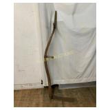 Wooden Scythe with Metal Blade
