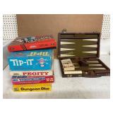 5 Games and Backgammon Set