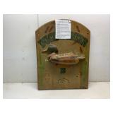 Wooden Ducks Unlimited Plaque with 3D Duck