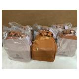 6 Faux Leather Mini Backpacks