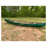 Old Town Camper Canoe in Green Finish