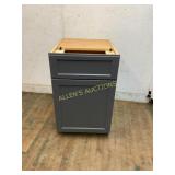 Gray Kitchen Base Cabinet Project Piece