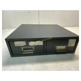 Metal Two-Drawer Filing Cabinet