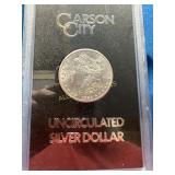 UNCIRCULATED 1884 MORGAN CARSON CITY SILVER DOLLAR