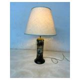 Ceramic Glaze Table Lamp with Shade