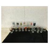 22 Branded Beer and Pint Glasses