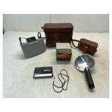 Early Polaroid Cameras, Flashgun and Accessories