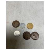 Six Commemorative Coins