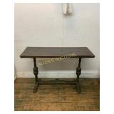 Wooden Table with Turned Legs