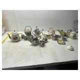 Ceramic and Metal Teapots and Accessories