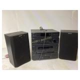 Sony Stereo System with Speakers