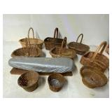 Woven Baskets and Table Ironing Board