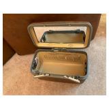 Brown Faux Leather Luggage Set, 3 Pieces