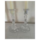 Crystal Candleholders, Glassware, and Serving Item